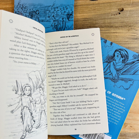 🆕️NWOT Virtue Adventures - 3 Chapter Book Set For Youths‎ 8-12 Years - Picture 3 of 3